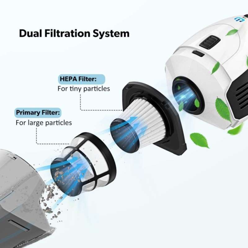 Promo Holife Handheld Vacuum, Hand Vacuum Cordless with Powerful