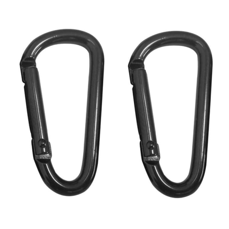 Jual 2pcs Carabiner Clip Snap Spring Clasp Hook Keyring Camping