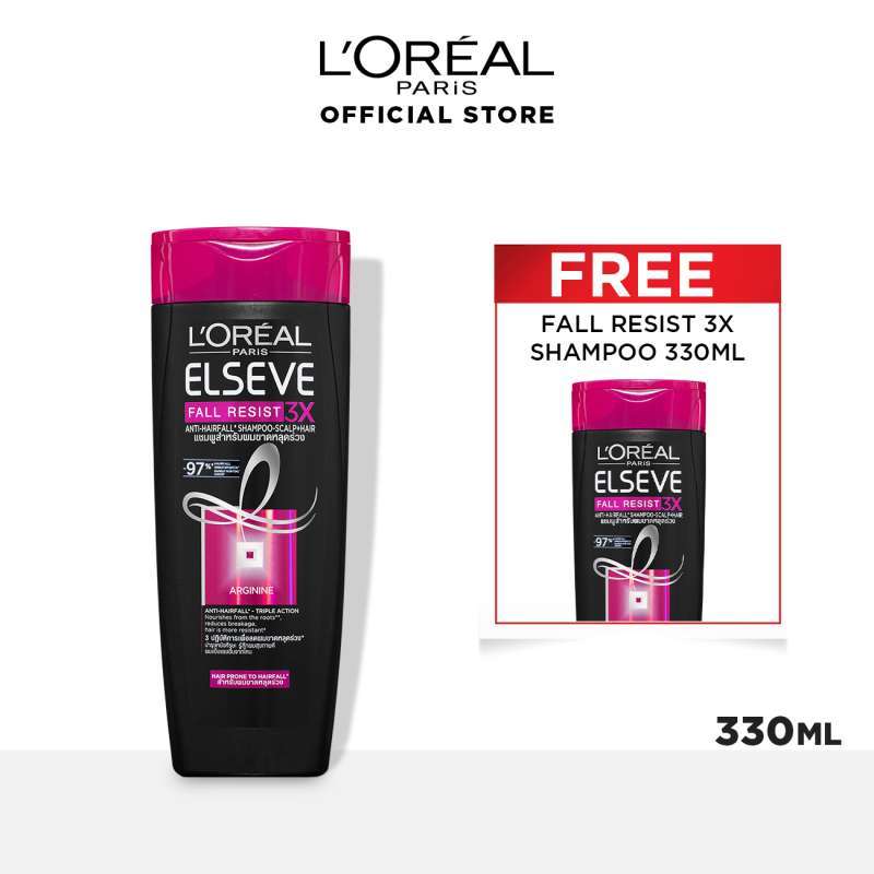 Jual L'oreal Paris Hair Care Fall Resist 3x Shampoo [330 Ml] Buy One