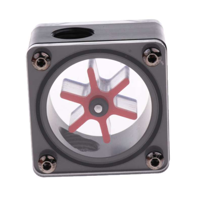 Threaded Flow Indicator Promo Water Cooling Flow Meter Acrylic G1/4 Threaded Flow Indicator ...