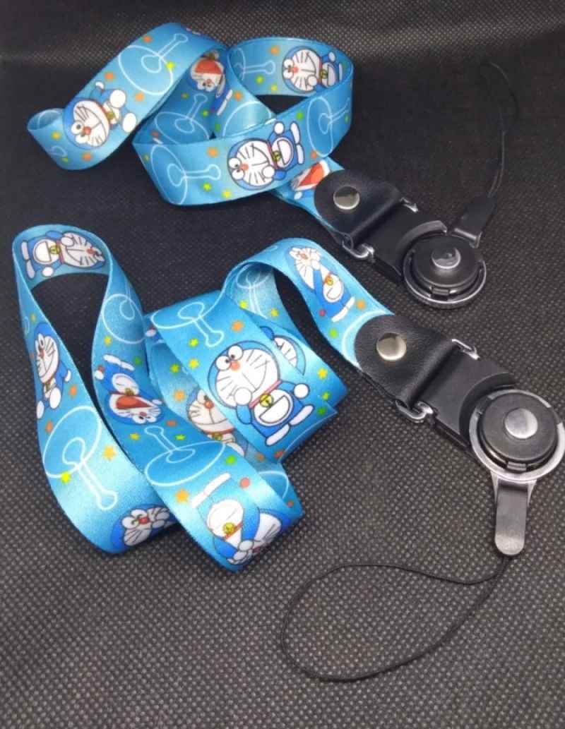 Promo Tali gantungan Hp karakter doraemon warna Biru Muda Diskon 33% di