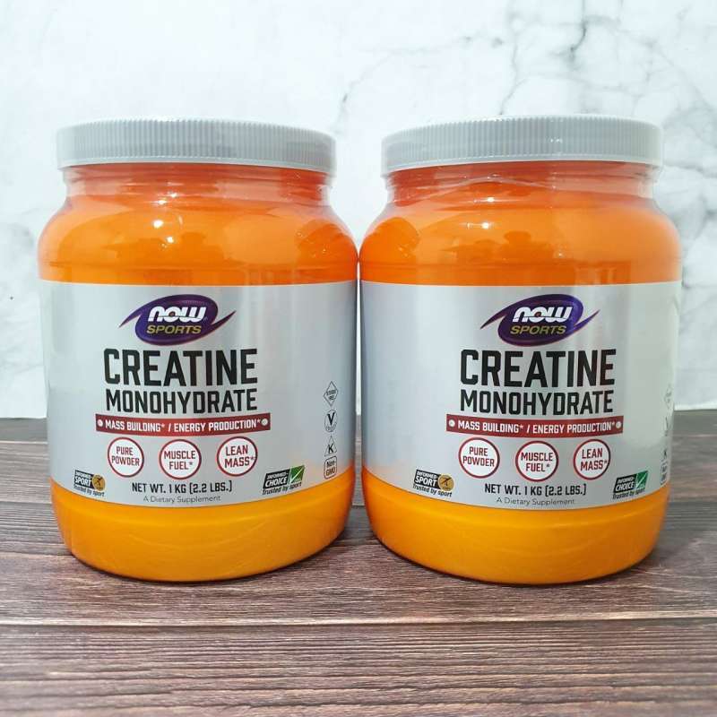 Jual Now Sports Creatine Monohydrate 1000 Gram (1 Kg) Powder/bubuk (usa ...