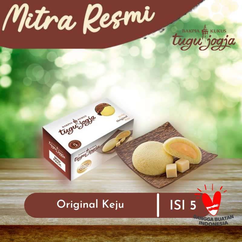 Jual Bakpia Kukus Tugu Jogja Original Keju Mini Pack [Isi 5 Pcs] di