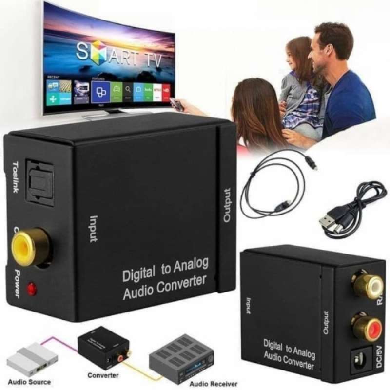 Jual Audio Converter Digital To Analog Dari Smart Tv Ke Amplifier Di