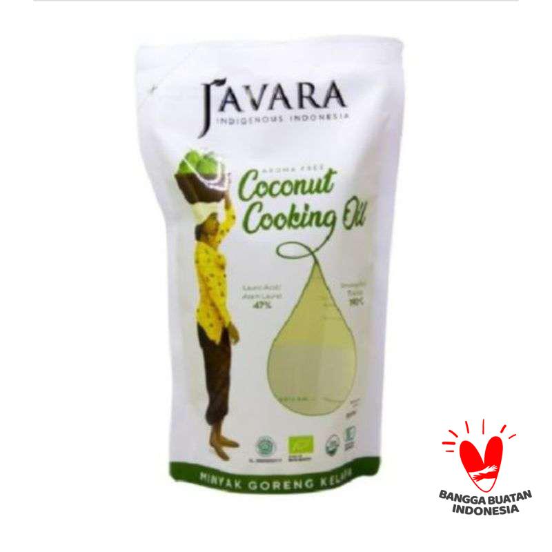 Jual Javara Organic Coconut Cooking Oil Minyak Goreng - 900 ml di ...