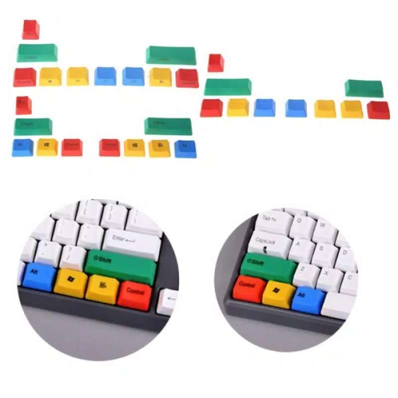 Jual Keycaps Pbt Rgby Add-On Kit Modifier 10 Key - Multicolor di Seller ...