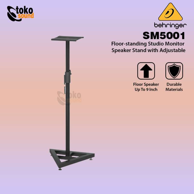 Jual Behringer SM5001 HeavyDuty HeightAdjustable Monitor Stand di