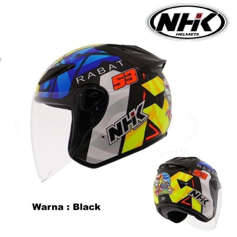 Jual Terbaik Helm Nhk R1 Tito Rabat Nhk Double Visor Nhk Half Face R 1