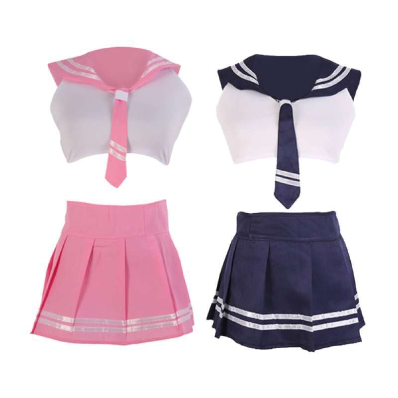 Jual Oem Lady School Girl Uniform Outfit Fancy Dress Costume Mini Skirt