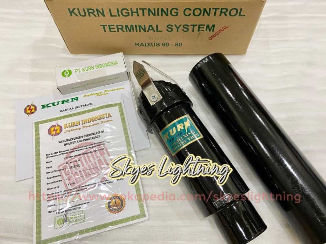 Kurn R60 Promo Penangkal Petir KURN R60-80 Original - Indonesia Diskon 23% di ...