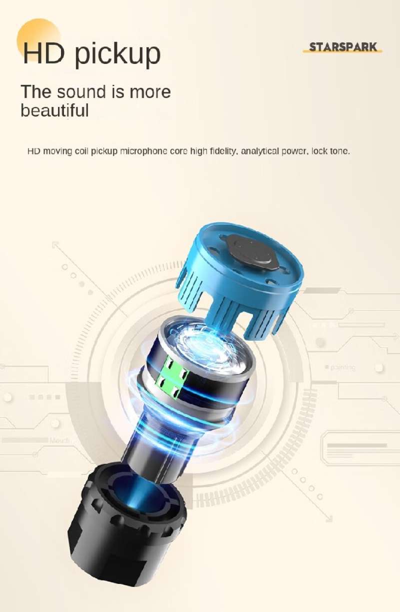 Promo Divoom K Starspark - Handheld Ktv Microphone Pixel Art Karaoke ...