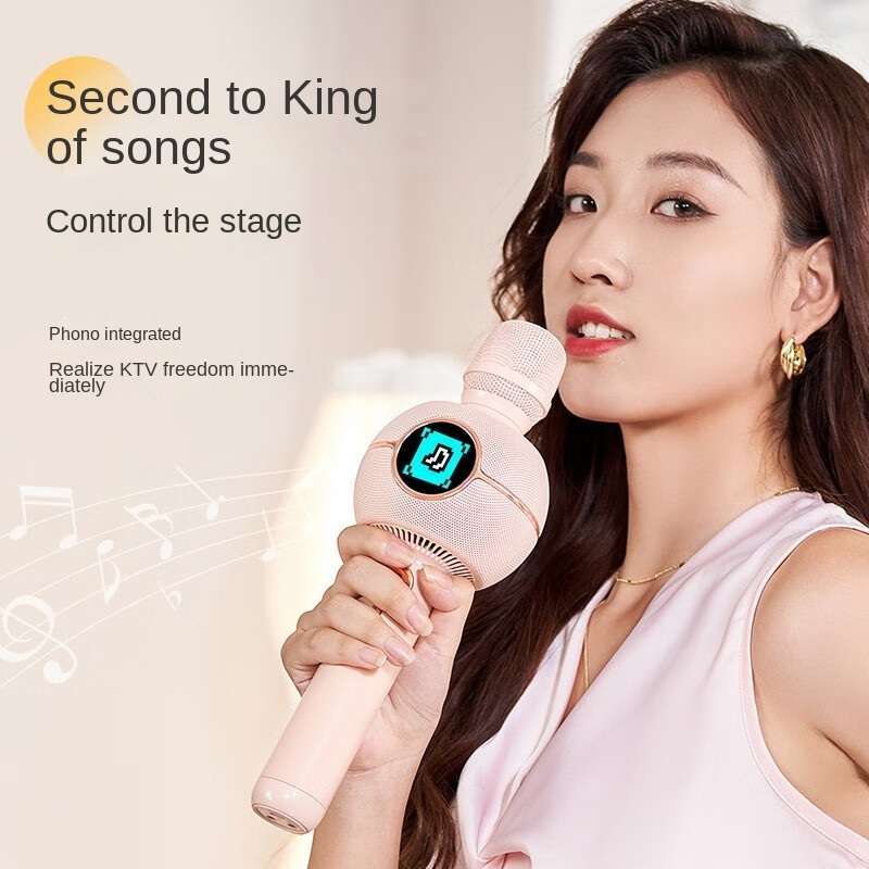 Promo Divoom K Starspark - Handheld Ktv Microphone Pixel Art Karaoke ...
