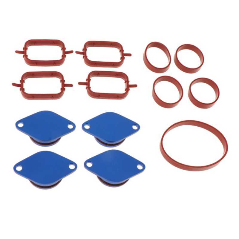 Promo 4x 33mm for bmw swirl flap valve cap blanking kit with manifold