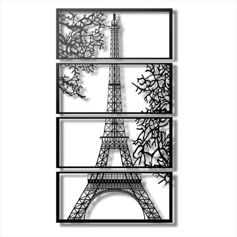 Jual Hiasan Dinding Laser Cut Menara Eiffel | Wall Decor Laser Cut Kayu