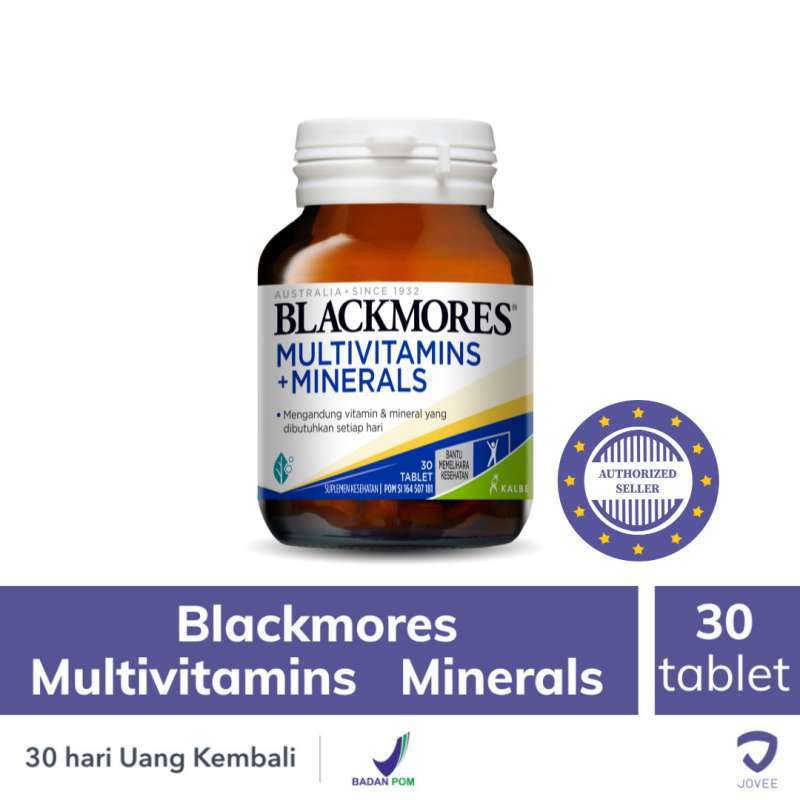 Jual Blackmores Multivitamin + Mineral Vitamin B Kompleks Stamina