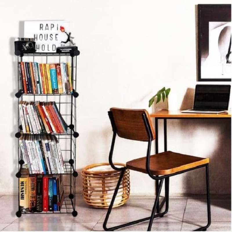 Promo GUNINCO BUKO Rak Buku Besi Lemari Pakaian Kamar Penyimpanan