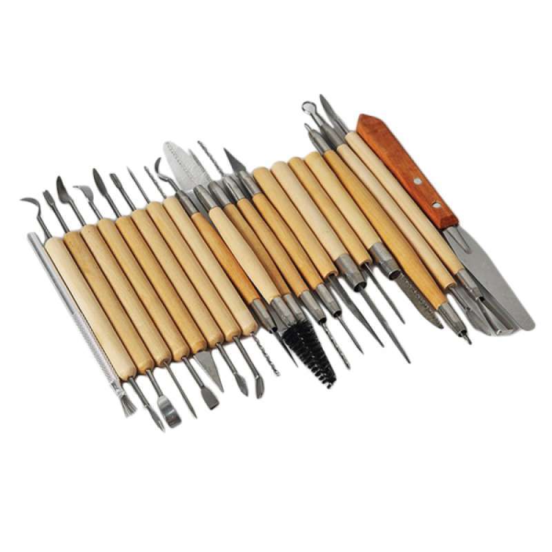 Jual 22set Ceramic Sculpting Set Pottery Tools Polymer Shapers Pottery Modeling di Seller Homyl