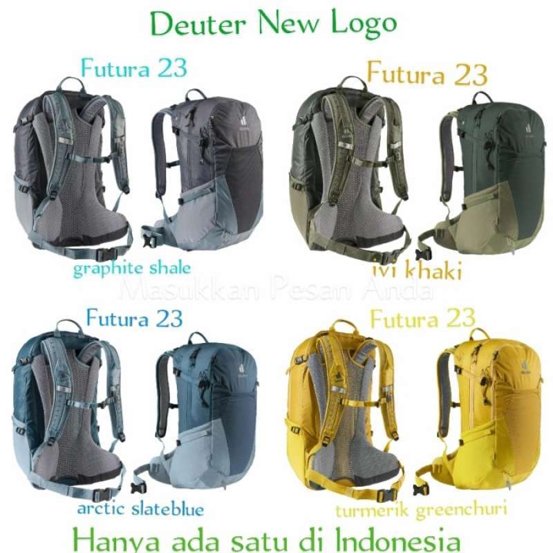 Jual DEUTER NEW LOGO FUTURA 23, 25SL, 27 HANYA ADA SATU DI INDONESIA