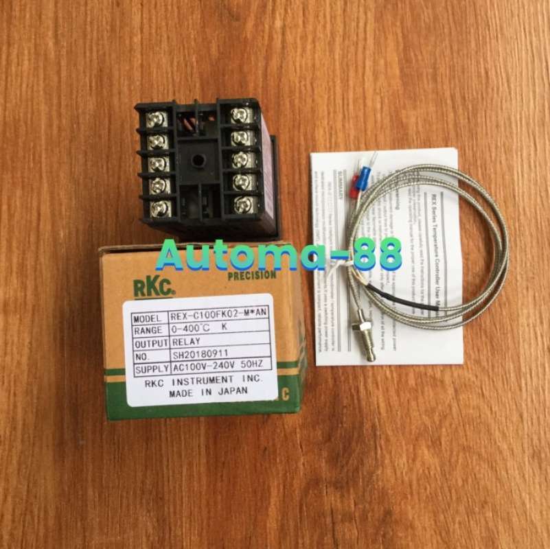Sensor Rkc Jual Paket Rex-c100 Sensor Termokopel Type-k 0-400 C Out Relay Rkc ...
