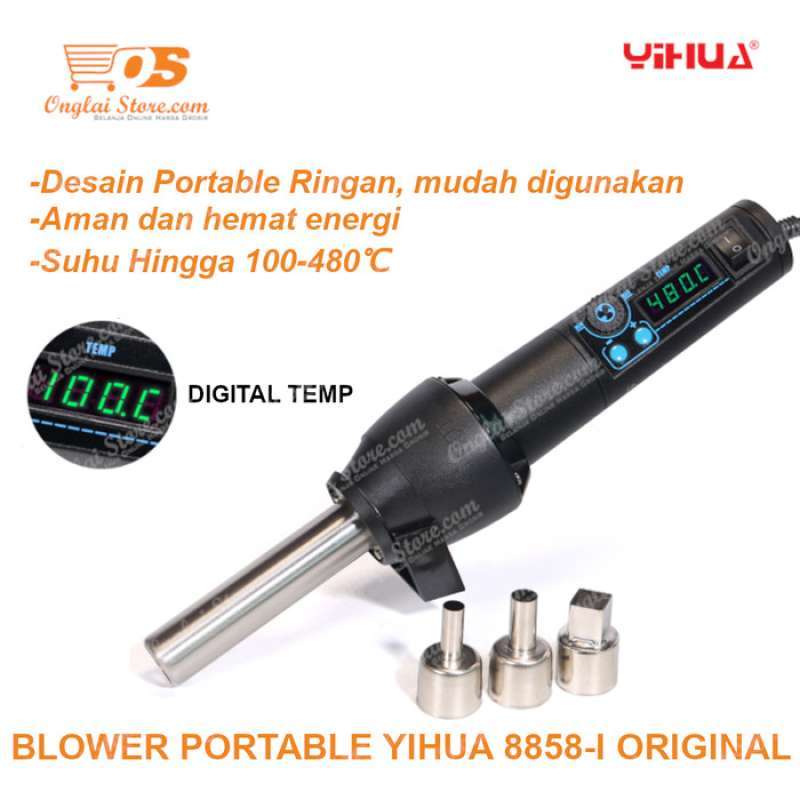 Jual SOLDER UAP / BLOWER PORTABLE YIHUA 8858 I ORIGINAL