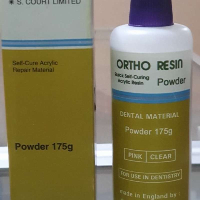 Promo POWDER SELF CURE ACRYLIC ORTHO RESIN Diskon 33 di Seller Nur Nur
