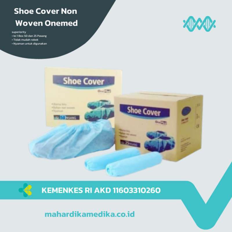 Jual SHOES COVER ONEMED MEDIS SHOE COVER NON WOVEN ORIGINAL di Seller
