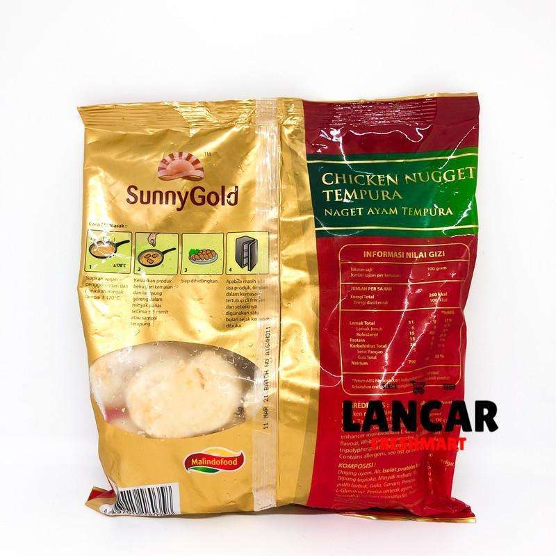 Jual Sunnygold Chicken Nugget Tempura 500gr Di Seller Lancar Freshmart ...