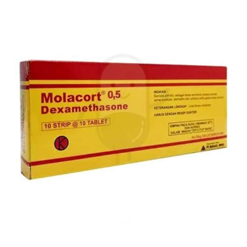 Promo MOLACORT 0.5 MG STRIP 10 TABLET Diskon 4% di Seller Apotek Pelita