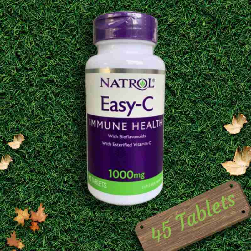 Promo NATROL EASY C 1000 MG / 1000MG 45 TABLETS VITAMIN C SUPPLEMENT