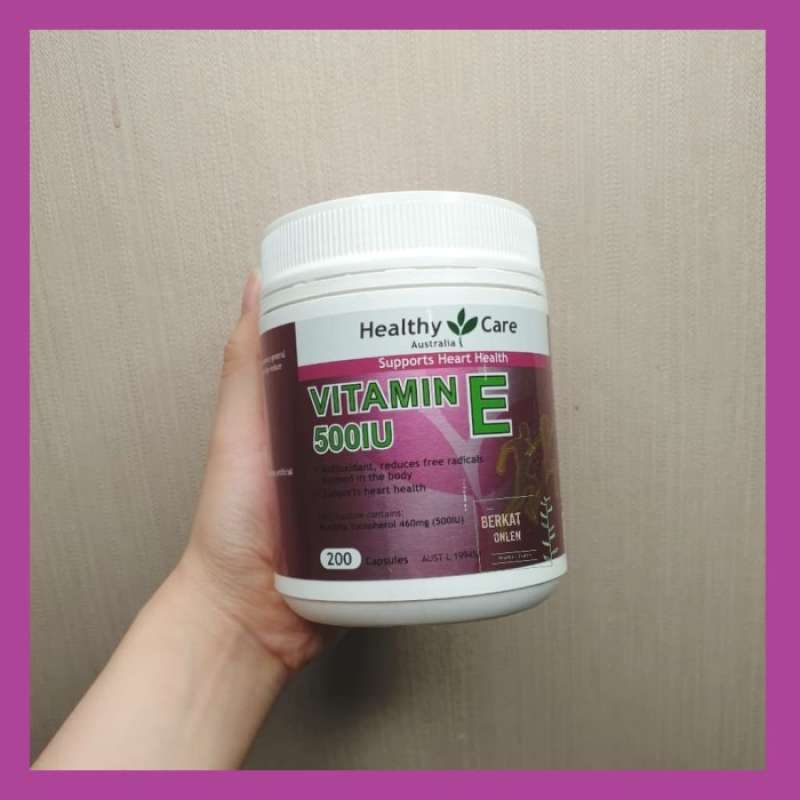 Jual Healthy Care Vitamin E 500iu 200 Capsules Vit E 500 Iu Di Seller