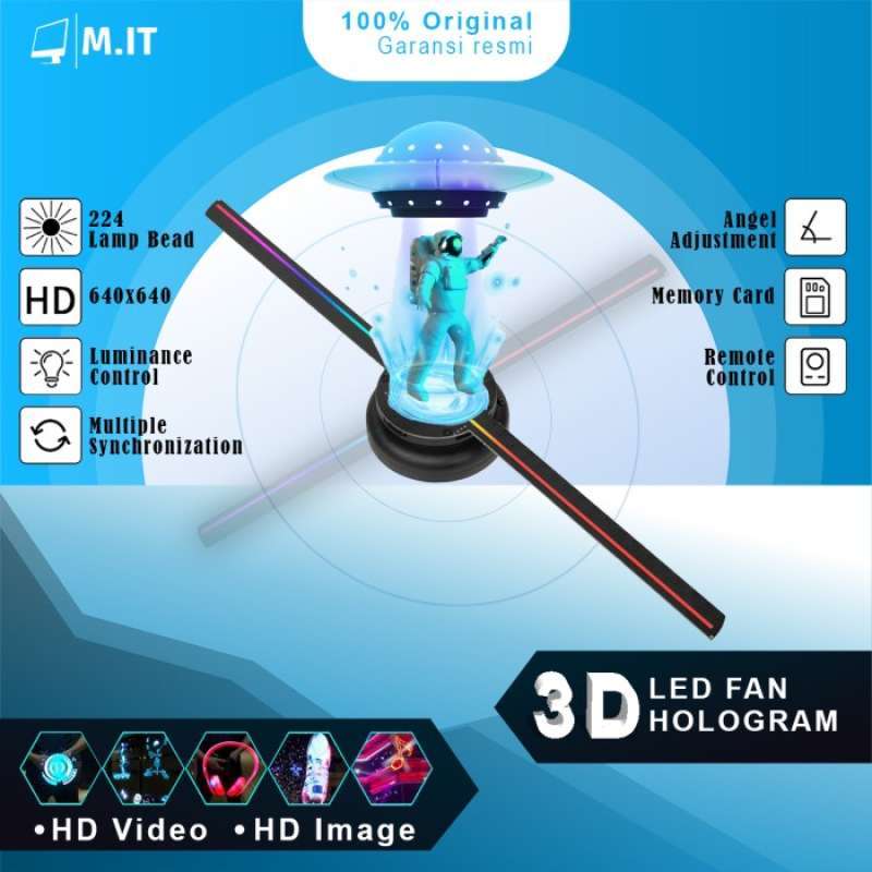 Hologram Christmas Tree Projector 3D Hologram Fan Projector – WiFi ...