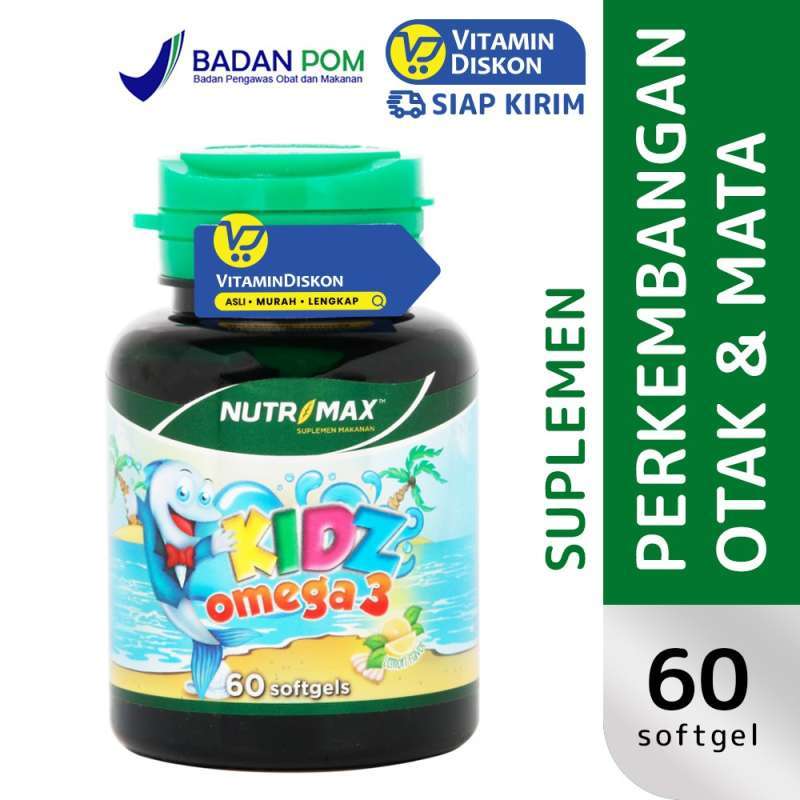 Jual Nutrimax Kidz Omega 3 60 Softgels di Seller VitaminDiskon