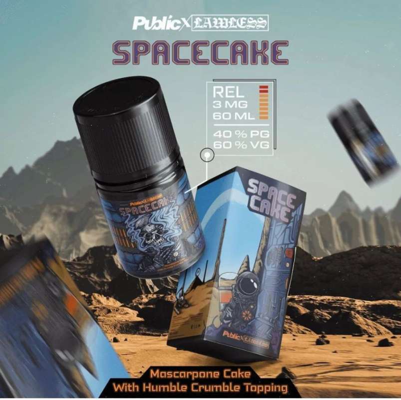 Jual Space Cake Mascarpone Cake 60ml By Lawless X Public Liquid jual-space-cake-mascarpone-cake-60ml-by-lawless-x-public-liquid