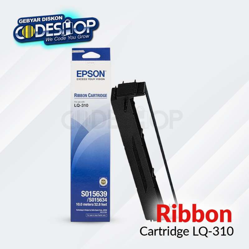 Jual Epson LQ310 Ribbon Cartridge Black Pita Printer Hitam LQ310
