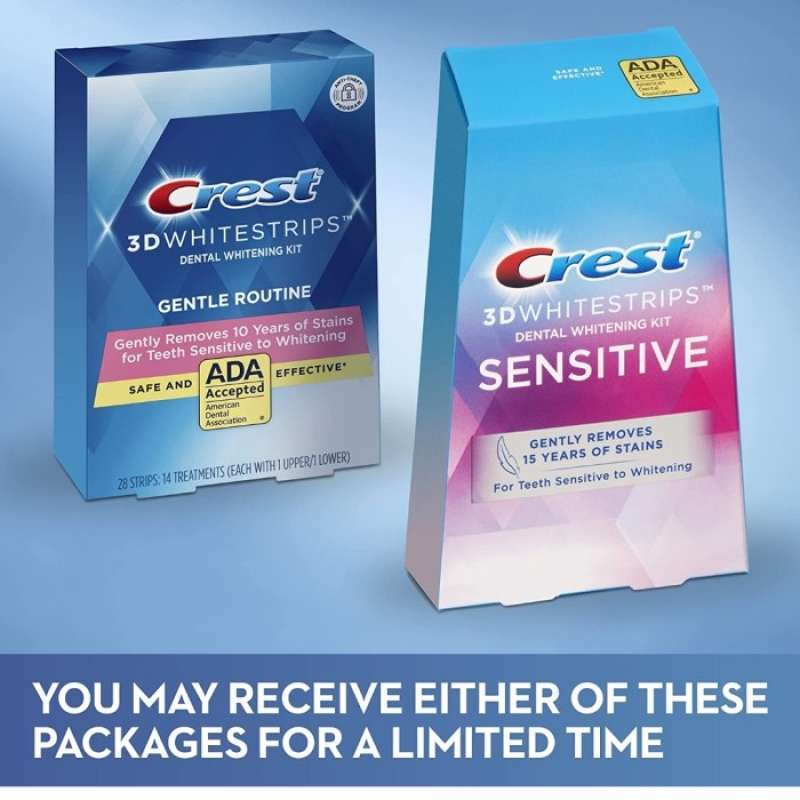 Crest 3D White Strips Gentle Routine Instructions at Nick Holbrook blog