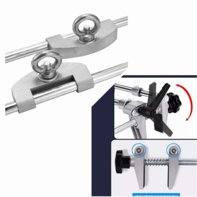 Promo MORTISER DOOR LOCK FITTING JIG TOOL ( LOBANG PINTU KAYU ) DR