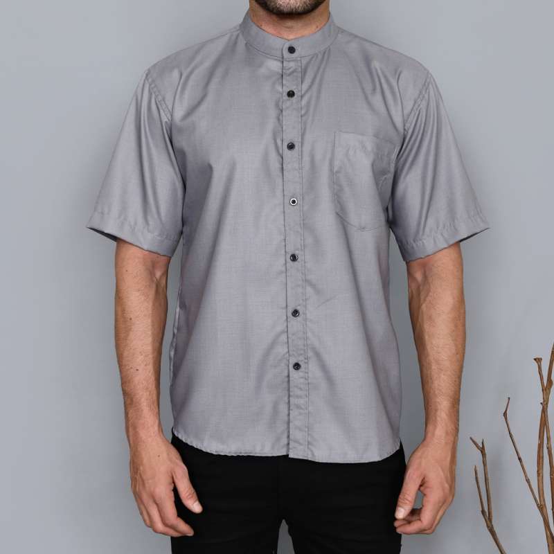 Jual Dna Cloth - Kemeja Koko Pria Lengan Pendek Baju Koko Muslim Polos ...