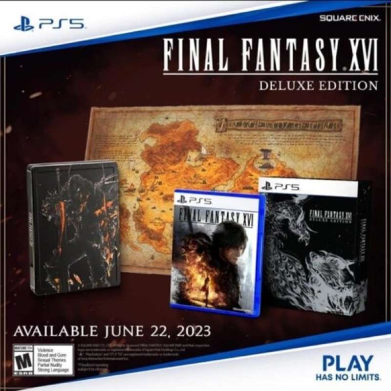 Jual Bd Ps5 Final Fantasy Xvi Deluxe Edition Reg 3 Di Seller Game
