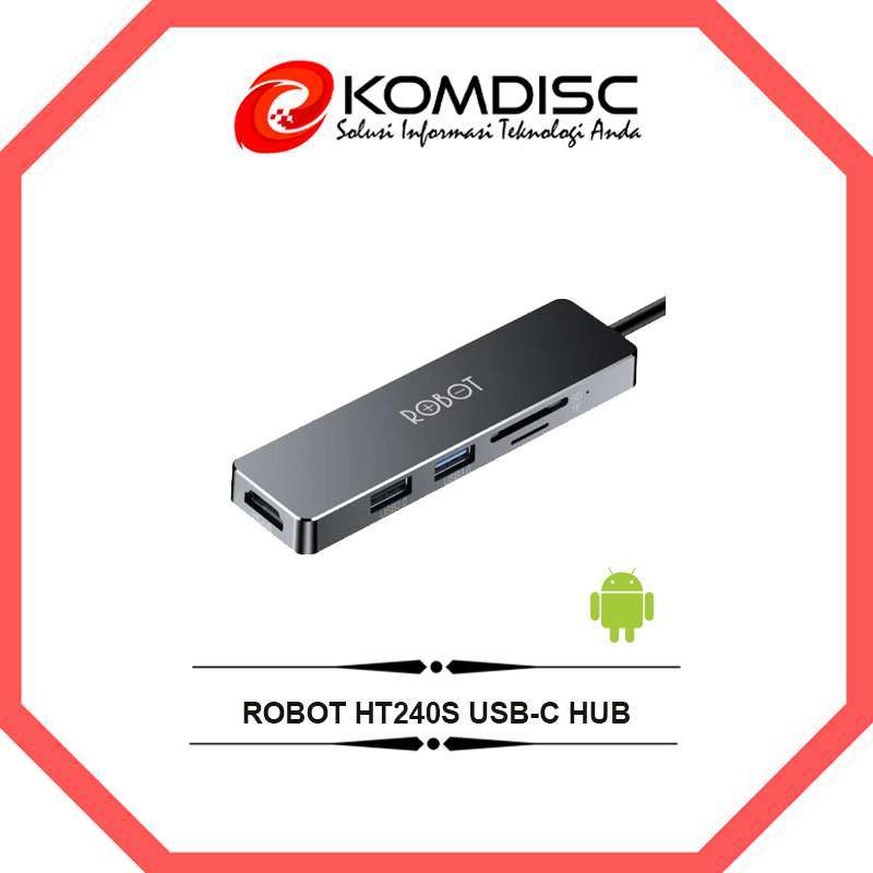 Jual ROBOT HT240S USBC HUB di Seller Komdisc Komdisc Official Blibli