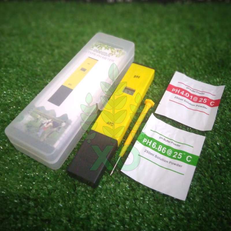 Jual Alat ukur hidroponik PH METER ATC di Seller XO HIDRO Glugur