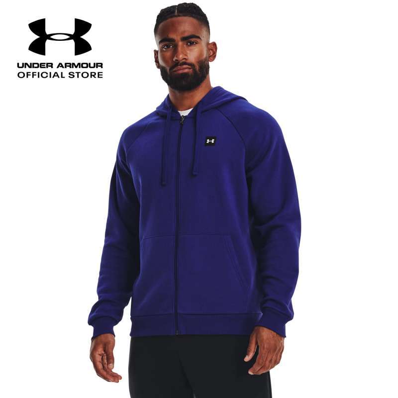 Promo Under Armour Mens Training Rival Fleece Hoodie Ritsleting Penuh