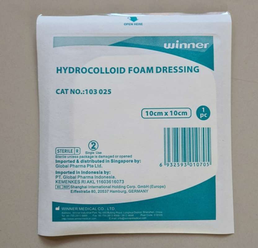 Jual Hydrocolloid Dressing 10x10 With Border Untuk Luka Decubitus di