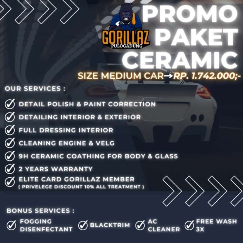 Promo Paket Nano Ceramic Coating Mobil Diskon 23% Di Seller Makarena