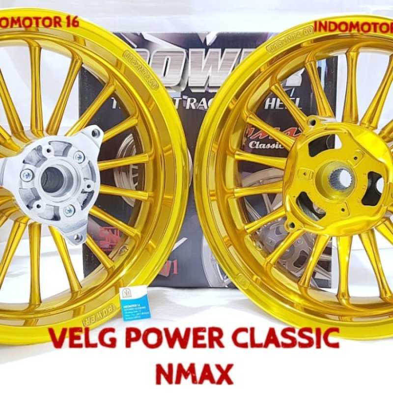 Promo VELG POWER NEW NMAX 2020CLASSIC GOLD Diskon 23% di Seller SBY