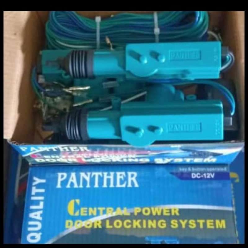Jual central lock mobil 4 pintu universal/Centra lock set merek panther