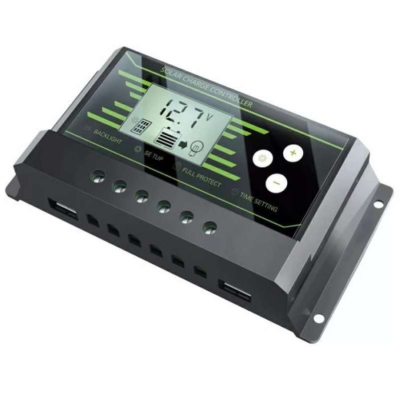 Promo Solar Charge Controller Pwm 30a 12v 24v Diskon 23% Di Seller ...