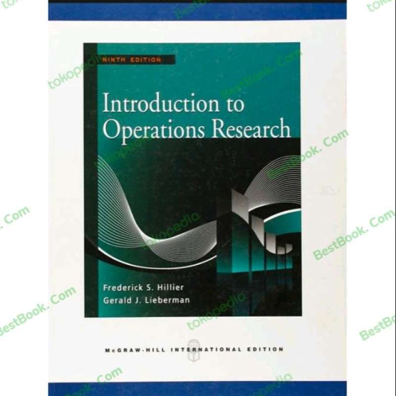 Promo Introduction To Operations Research 9e - Frederick S Hillier ...