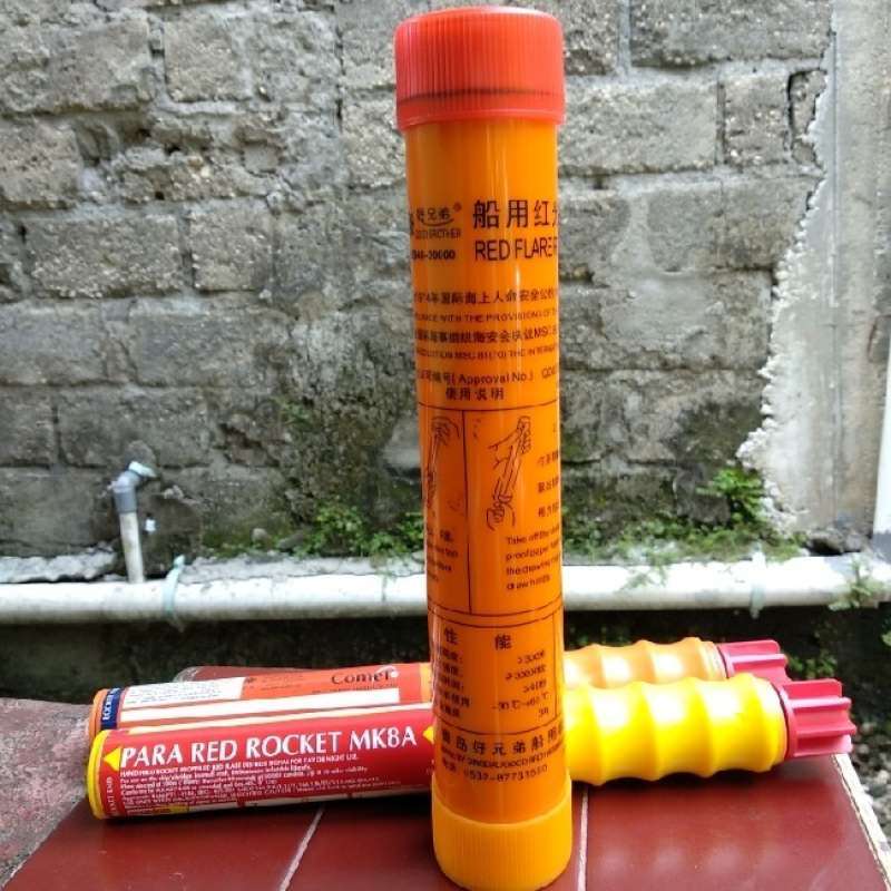 Promo Parasut Flare Parachute Sinyal SOS Kapal Laut Safety Marine Hutan