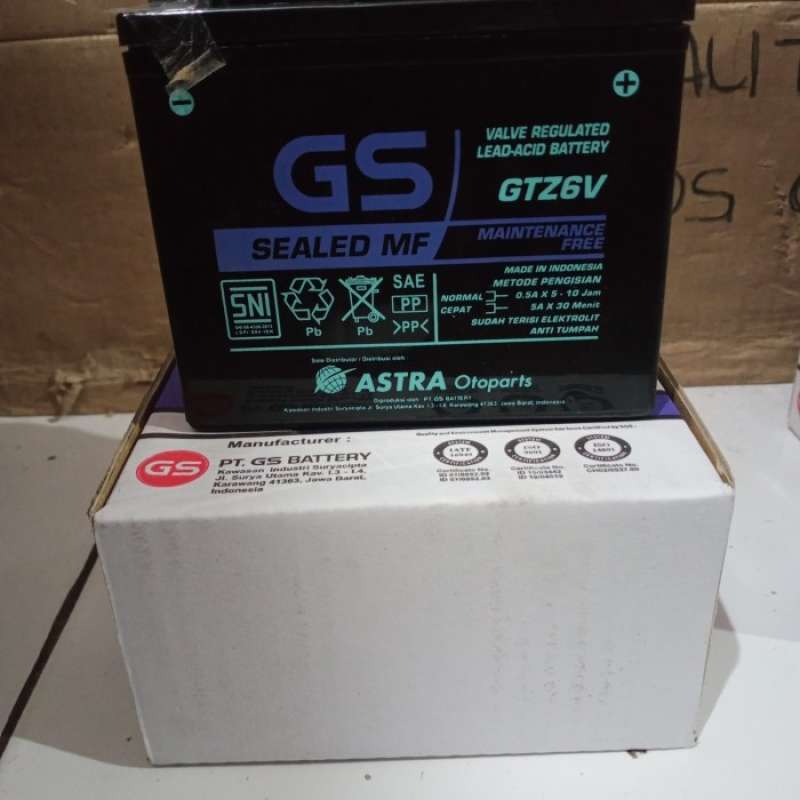 Promo AKI GS GTZ6V VARIO 125 150 Diskon 23% di Seller SBY_store