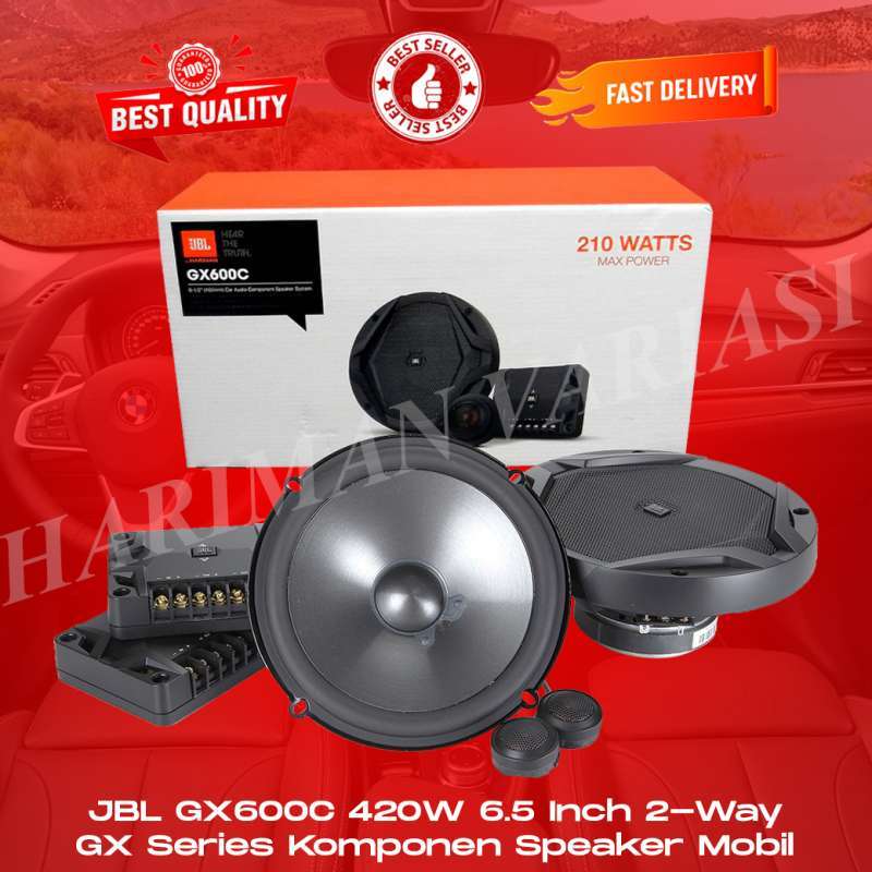 Jual JBL GX 600 C 420 W 6.5 Inch 2Way GX Series Komponen Speaker Mobil